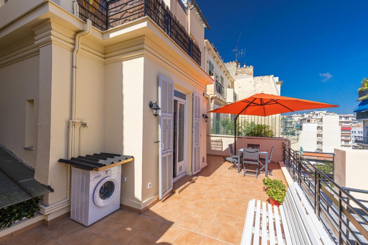 Open Sky Terrace Downtown Studio Nice Exterior foto